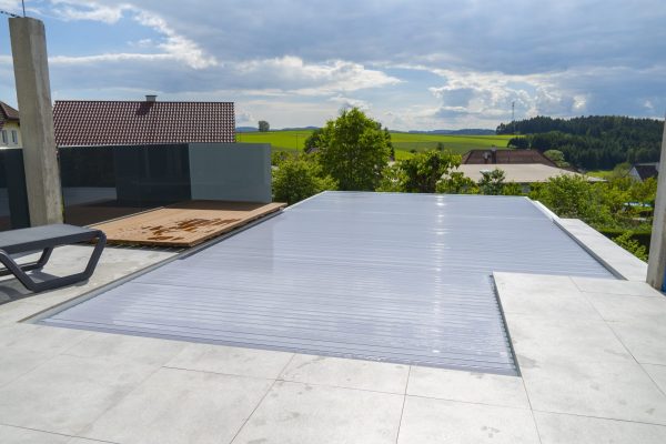 Lamellenabdeckung geschlossen