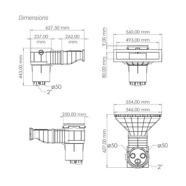 Hochwasserskimmer Skizze 7301907