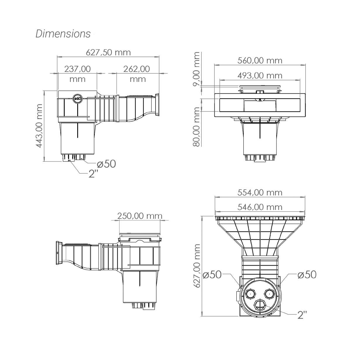 Hochwasserskimmer Skizze 7301907