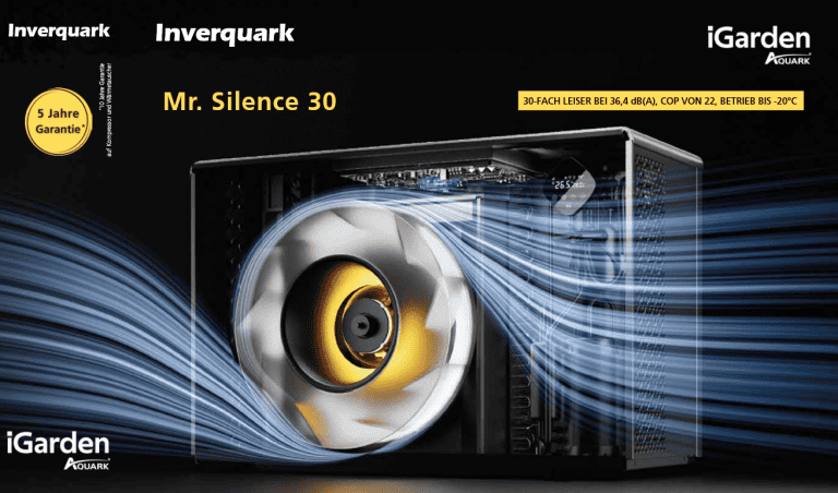 Wärmepumpe Mr. Silence 30 für effiziente Heiz- und Kühltechnik.
